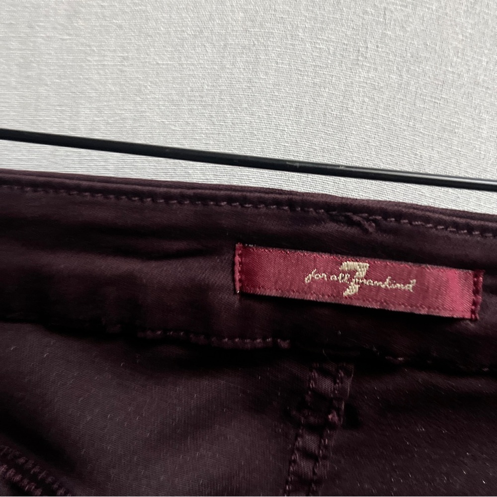 7 For All Mankind Distressed Skinny Jeans Sz 27 - Picture 5 of 12